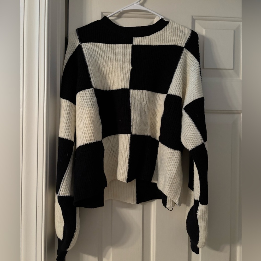 Checker Sweater - image 1